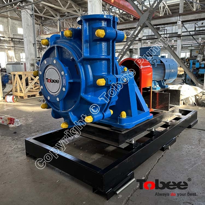 Tobee® 10x8ST Horizontal Rubber Lined Pump for Mineral Processing