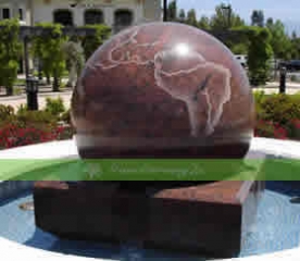 Fantastic ball fountain for home dÃ©cor and landscape architecture!