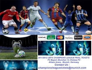 2012 UEFA Champions League Final Tickets MUNICH ( CHELSEA vs BAYERN TICKETS FOR SALE )