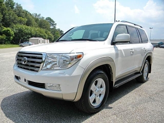  6 Month Used 2009 Toyota Land Cruiser Suv Super White