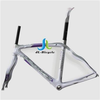 Pinarello Dogma 2 Road Bike Carbon Fiber Integrated Frame+fork+seatpost+headset+clamp(white)