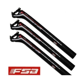 2012 New Fsa K-force Full Carbon Fiber Bicycle Double Nail Offset Seat Tube Seatpost 31.6*350mm