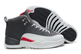 Jordan 12 Men 36 Whi Bla