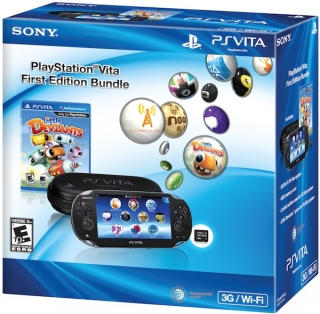 Sony Playstation Vita 3gwifi Handheld Gaming System Bundle