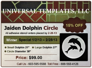 Get 15% Off On All Adhesive Stencil Orders Till 2-28-13