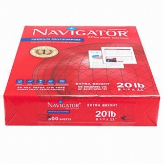 Navigator Letter Size 8.5*11,75gsm And 80gsm
