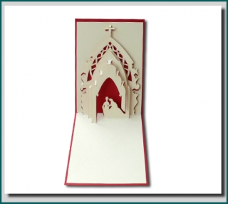 Wedding 3d Handmade Pop Up Greeting Card