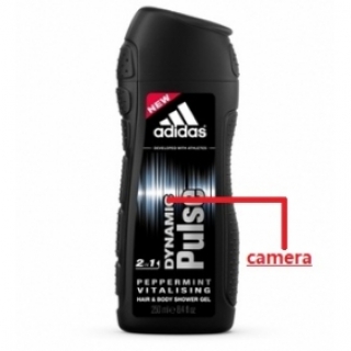 1920X1080 Motion Detection Adidas Men Shower Gel Bathroom Spy Camera 1080P DVR