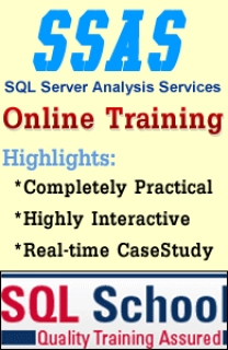 SSAS ONLINE TRAINING at SQL SCHOOL WITH CASE STUDIES