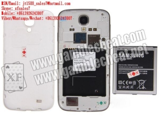 XF white color samsung S4 mobile phone camera for poker scanner