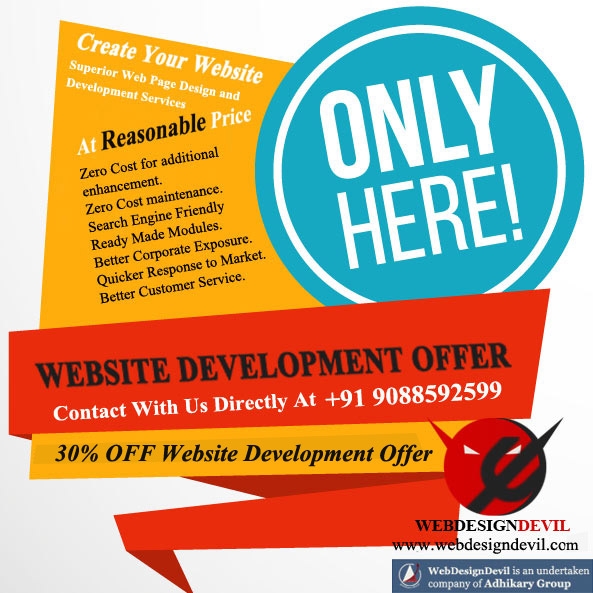 30% Off Website Development Offer
