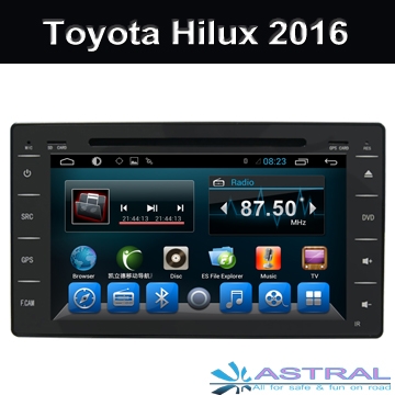 In Dash Car Dvd Tv Gps Bluetooth Android Toyota Hilux 2016 2017