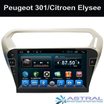 Professional Manufacturer Big Screen Glonass Navigation Peugeot 301 Citroen Elysee