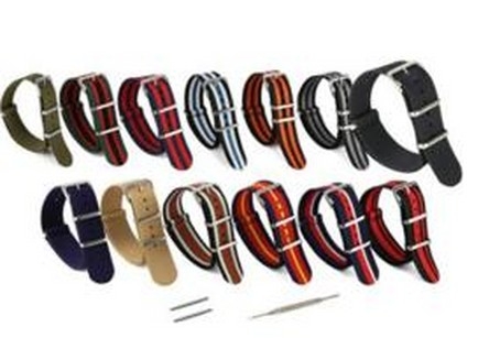 Huge Collection Of Nylon Nato Straps For All Watch Faces, Fitness Devices And Bezels