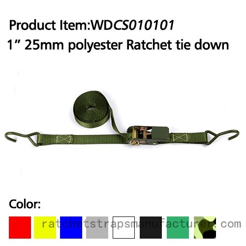 Wdcs010101 1 25mm Polyester Ratchet Tie Down