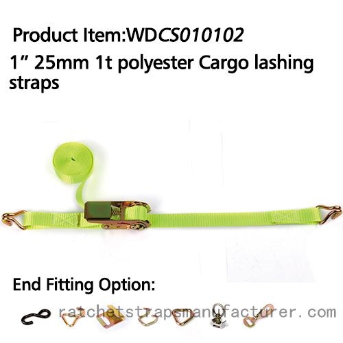 Wdcs010102 1 25mm Orange Ratchet Straps For Cargo Control