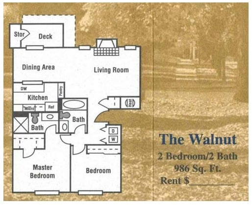 Apartment for rent in Memphis. WasherDryer Hookups!