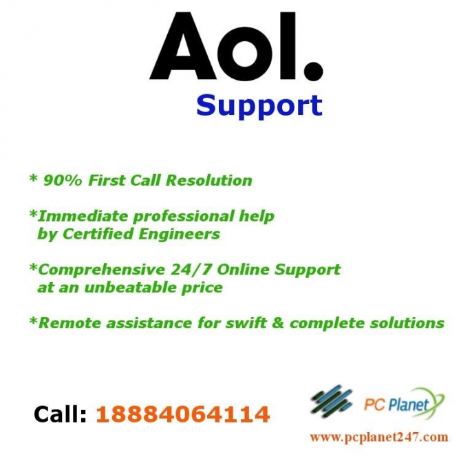 Get The Best Aol Support In Usa By Pc Planet 247