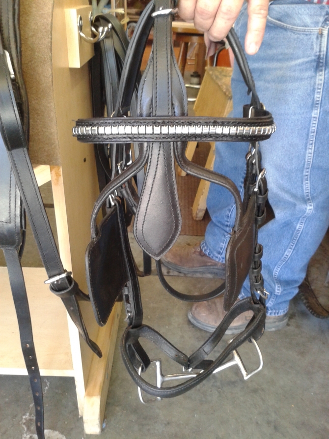 Beautiful Black Driving Harness - Fits Horses 14-15 Hands