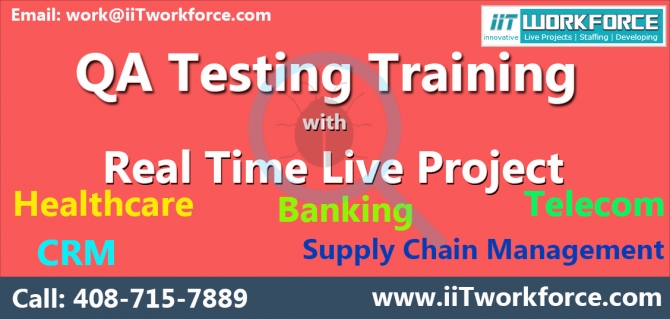 QA online training on live-projects by IIT Workforce.