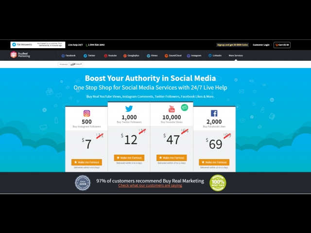 Boost Your Social Media With Buy Real Marketing