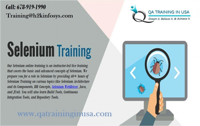 Selenium Online Training In Usa With Job Support