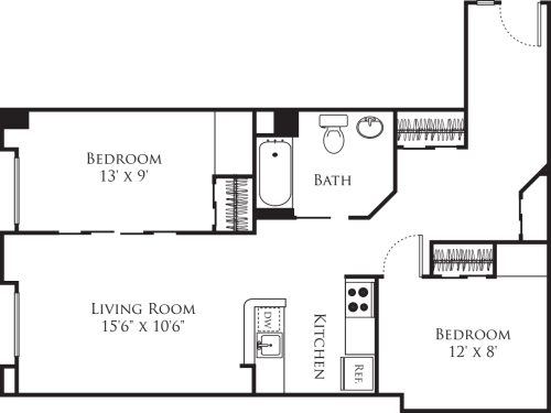 Bright Berkeley, 2 Bedroom, 1 Bath For Rent. Pet Ok!