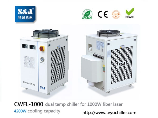 Sa Chiller Cwfl-1000 For Cooling 1000w Fiber Laser Cutting  Engraving Machine