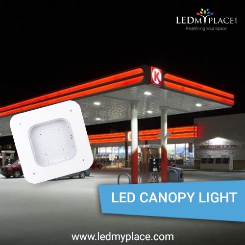 LED Canopy Light -- Ideal  For Gas Station Lighting 