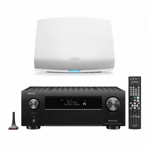 Denon AVR-X4500H 9.2-Channel 4K Ultra HD AV Receiver with HEOS 5 Wireless Streaming Speaker - Series 2