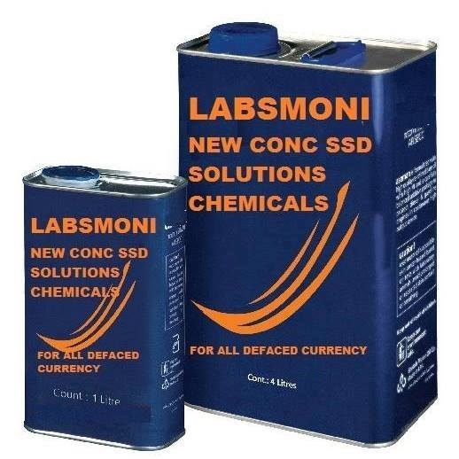 ssd chemical solutions for cleaning black dollars and euros