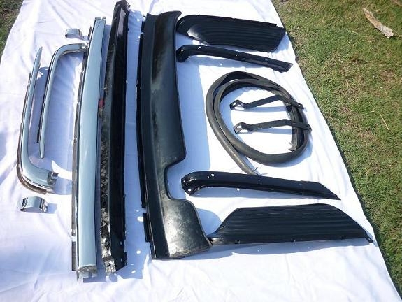 Mercedes Benz W107 Stainless Steel Bumpers