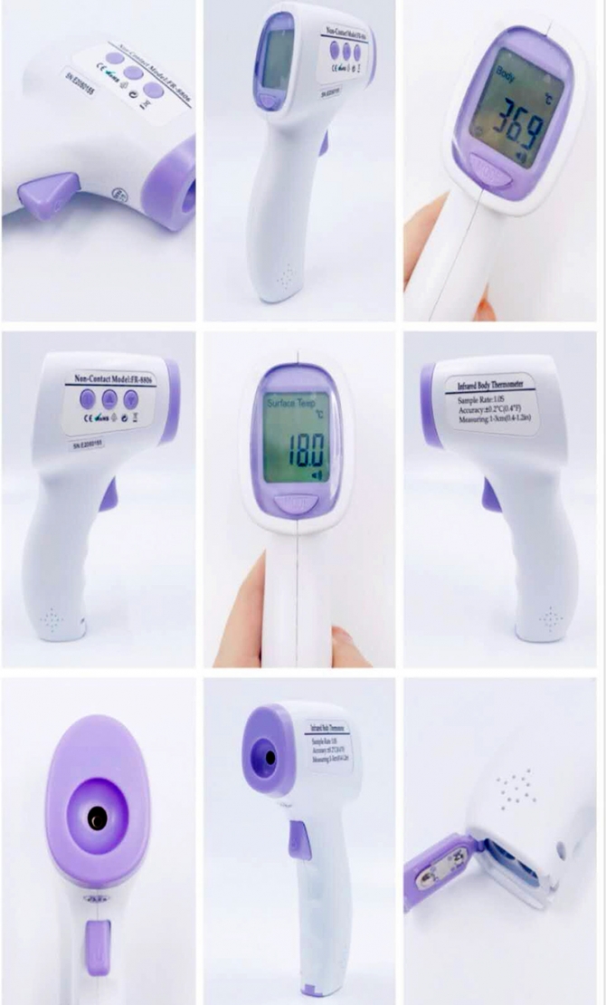 non-contact thermometers for detecting fever for sale