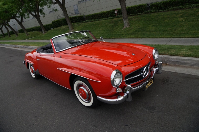 Restored 1965 Mercedes-Benz 230SL Sports Convertible with a Five-Speed