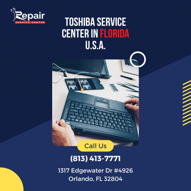 Now Toshiba Service Centre has been open in Florida U.S.A.