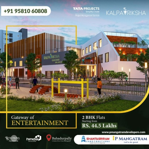 luxury apartments for sale in bahadurpally  | PMangatram Developers