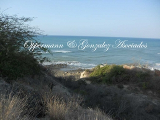 Ocean front land for sale in Manta