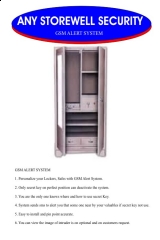 Sms Alert System (locker /store Well) 
