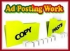 Free Ad posting jobs without any investment