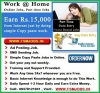 WORK FROM HOME JOBS NOW HIRING WOLD WIDE, ONLINE AD POSTERS REQUIRED. VISIT:- WWW.FSMJOBS.IN  