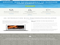 PSD to Drupal Conversion by PSDtoDrupalDeveloper