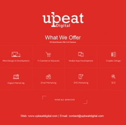 We design your website and market your products and services.