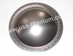 USTi Titanium Equipment Heat Exchanger  Condenser VesselTitanium Voice Diaphragm  For Speaker
