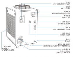 SA water chiller for cooling plasma torch in welding machine
