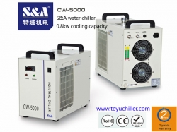 SA compact laser chiller for visual orientation tour edge laser cutting machine