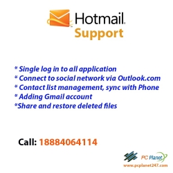 The best Hotmail Support offered by PC Planet 247