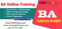 BA Online course  FREE Project Management Training by H2K Infosys.
