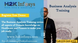Business Analyst Online Training in USA by H2kinfosys