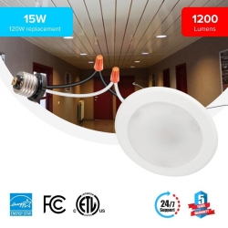 56-inch Dimmable LED Disk Light, 1200 Lumens 15W 5000K