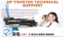 HP Printers  1-833-995-8999 Quick Support helpline  Number    